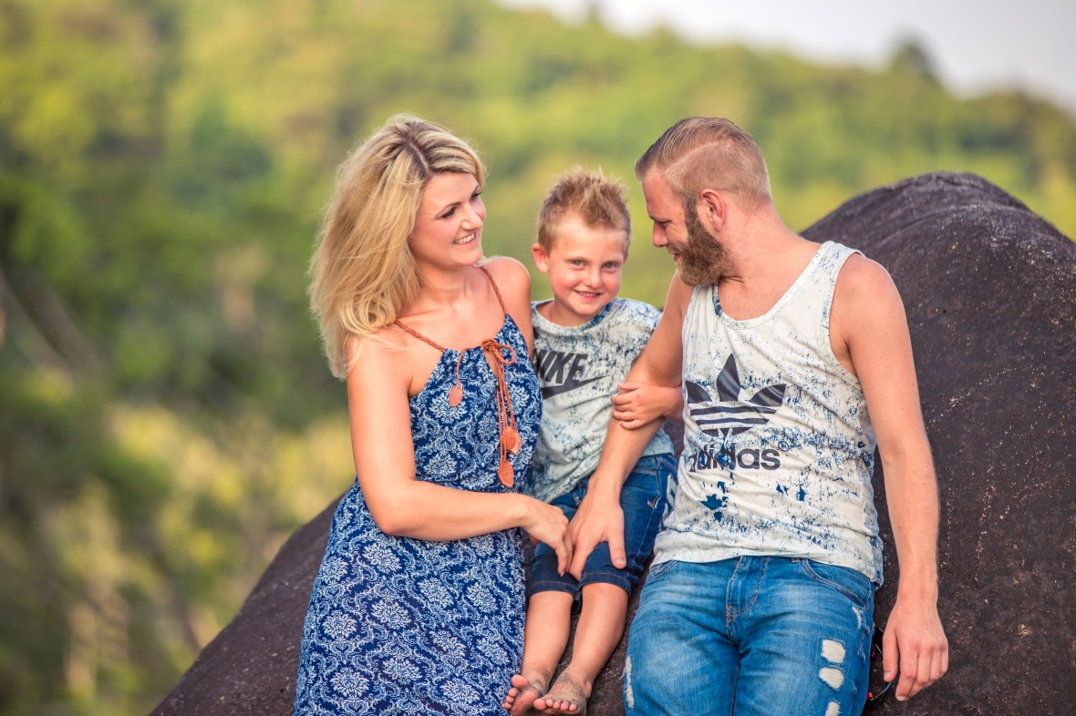 family photoshoot at khaolak phangnga thailand
