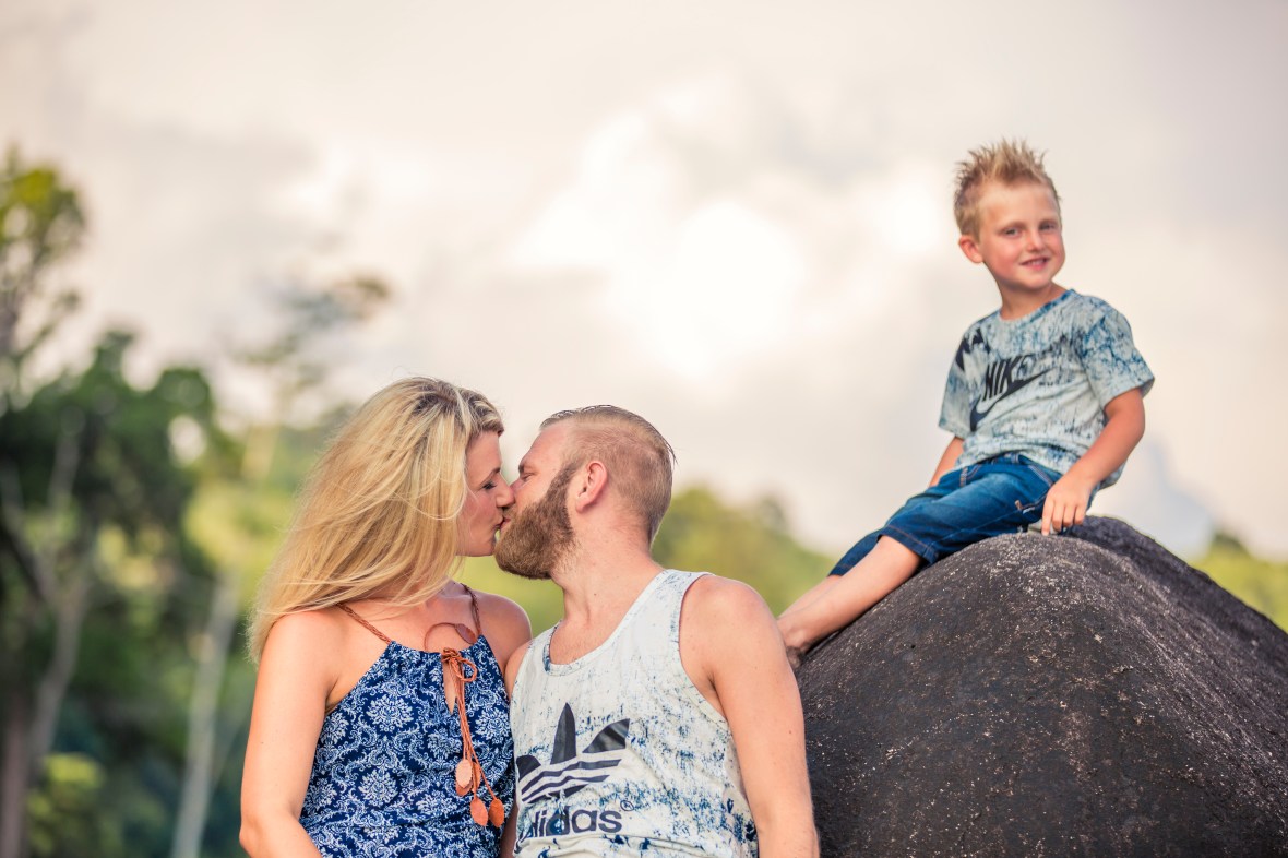 family photoshoot at khaolak phangnga thailand