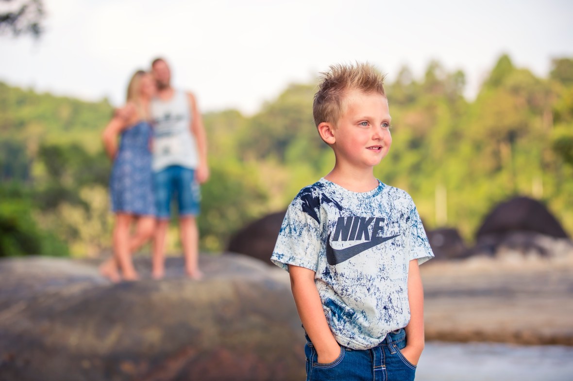 family photoshoot at khaolak phangnga thailand