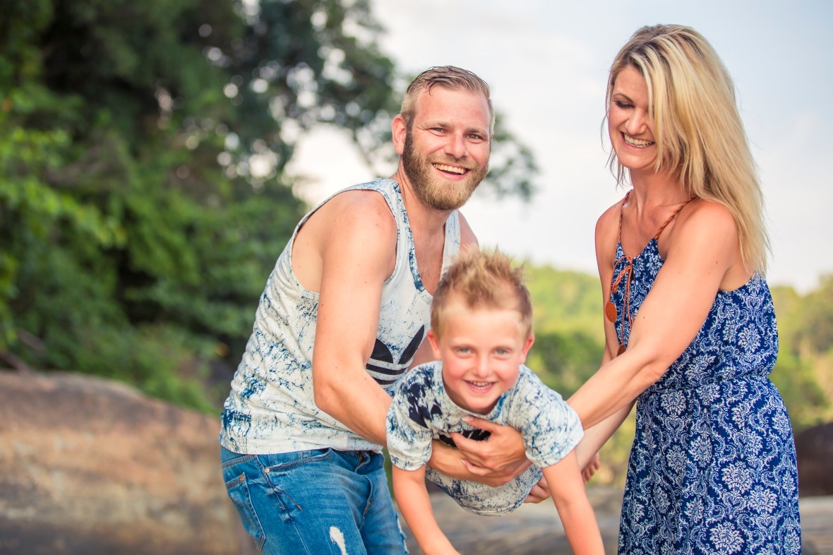 family photoshoot at khaolak phangnga thailand