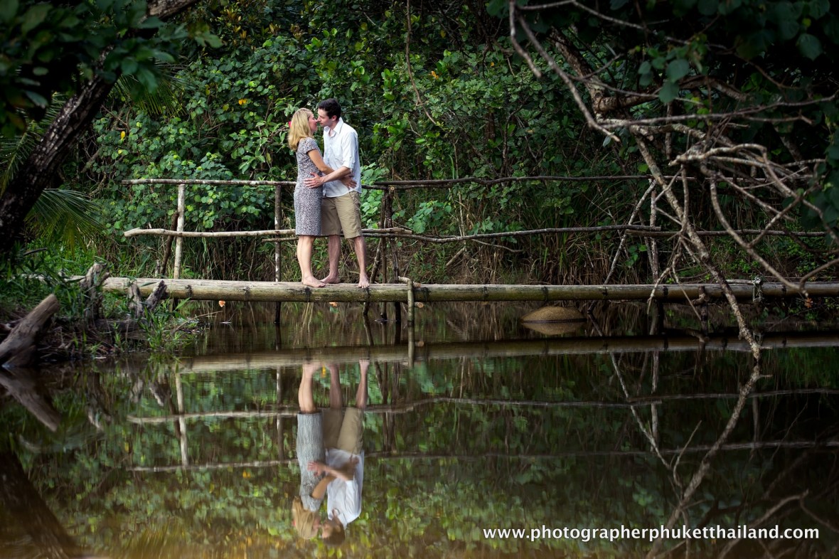 honeymoon couple photoshoot at small sandy beach khao lak phang nga khao lak , phang nga