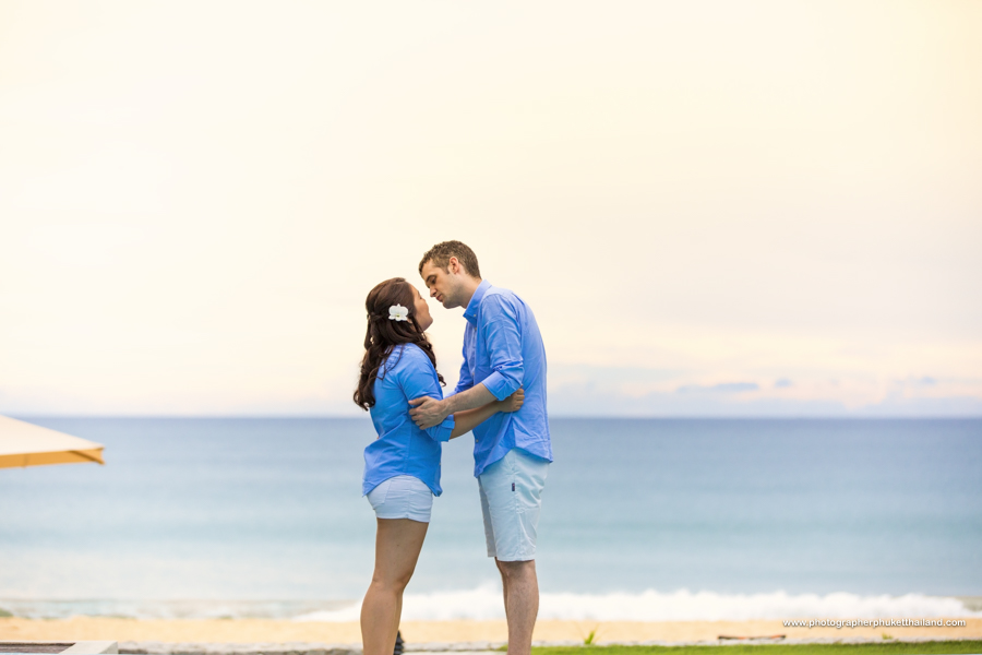 engagement photoshoot at Natai beach Phang-Nga