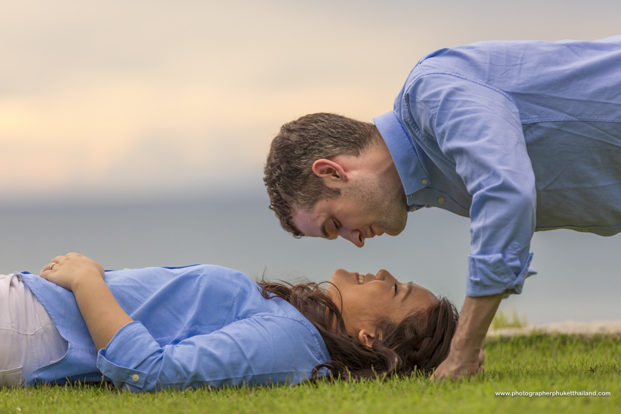 engagement photoshoot at Natai beach Phang-Nga