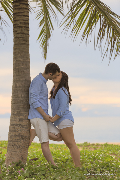 engagement photoshoot at Natai beach Phang-Nga