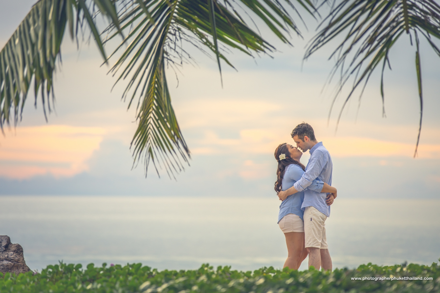 engagement photoshoot at Natai beach Phang-Nga