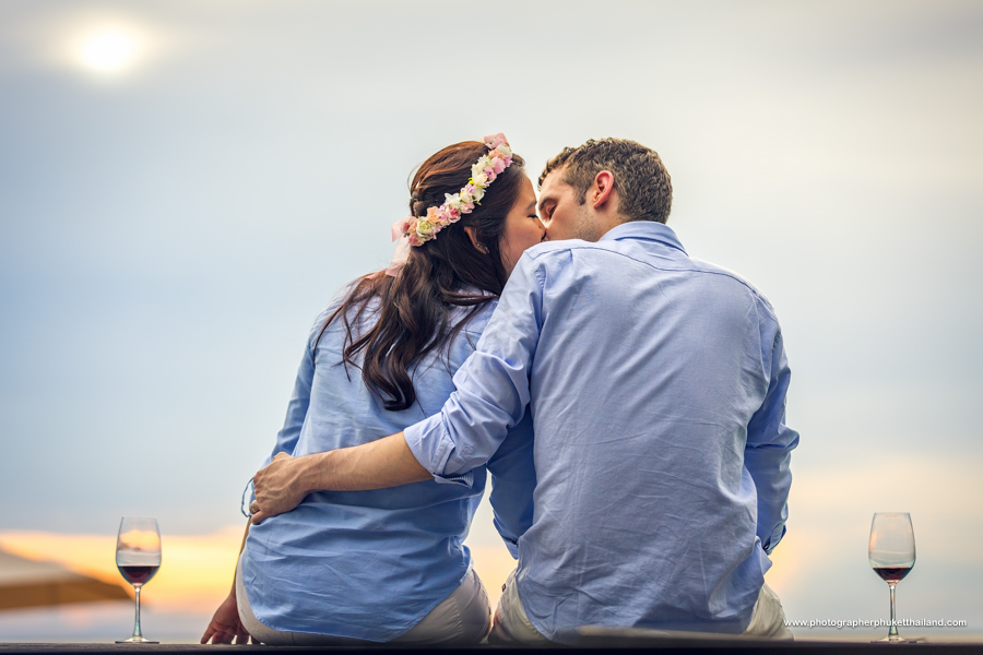 engagement photoshoot at Natai beach Phang-Nga