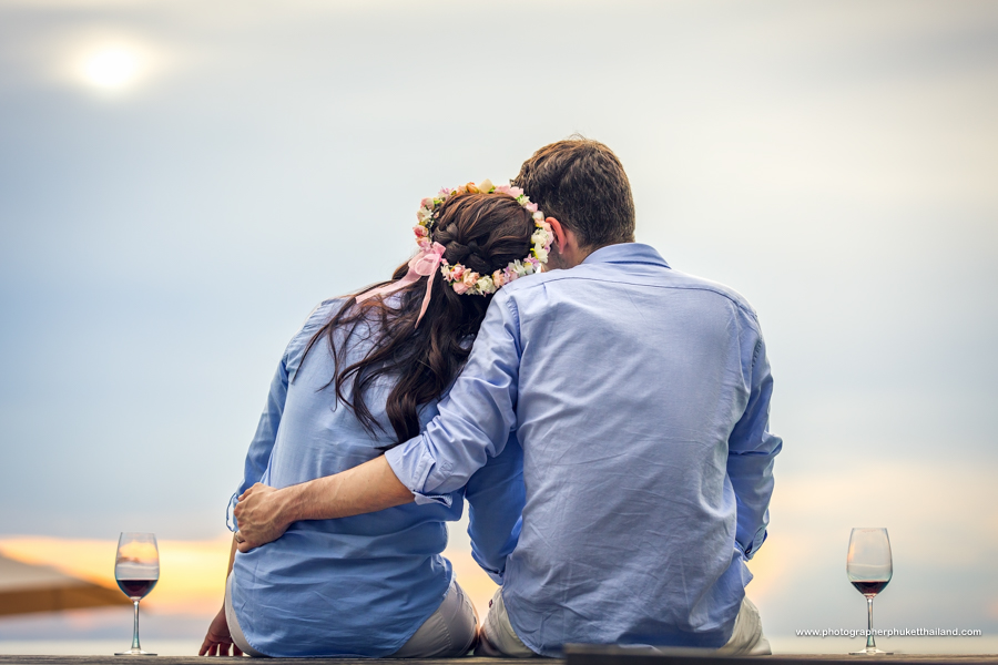 engagement photoshoot at Natai beach Phang-Nga