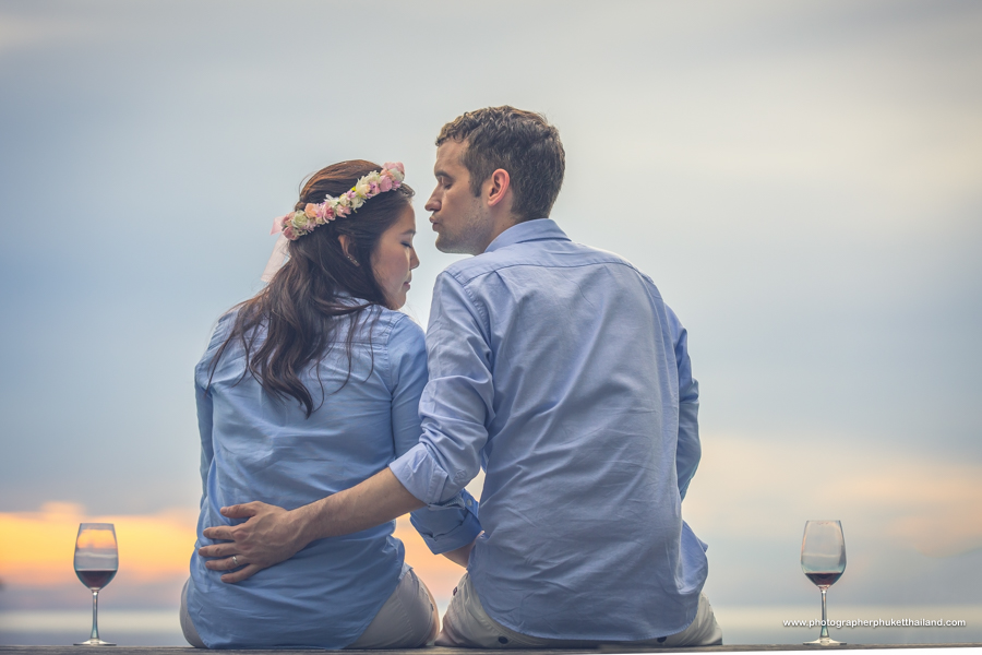 engagement photoshoot at Natai beach Phang-Nga