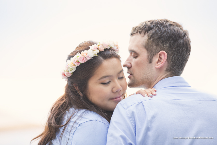 engagement photoshoot at Natai beach Phang-Nga