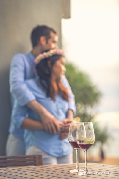 engagement photoshoot at Natai beach Phang-Nga
