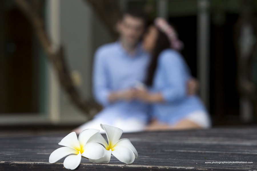 engagement photoshoot at Natai beach Phang-Nga
