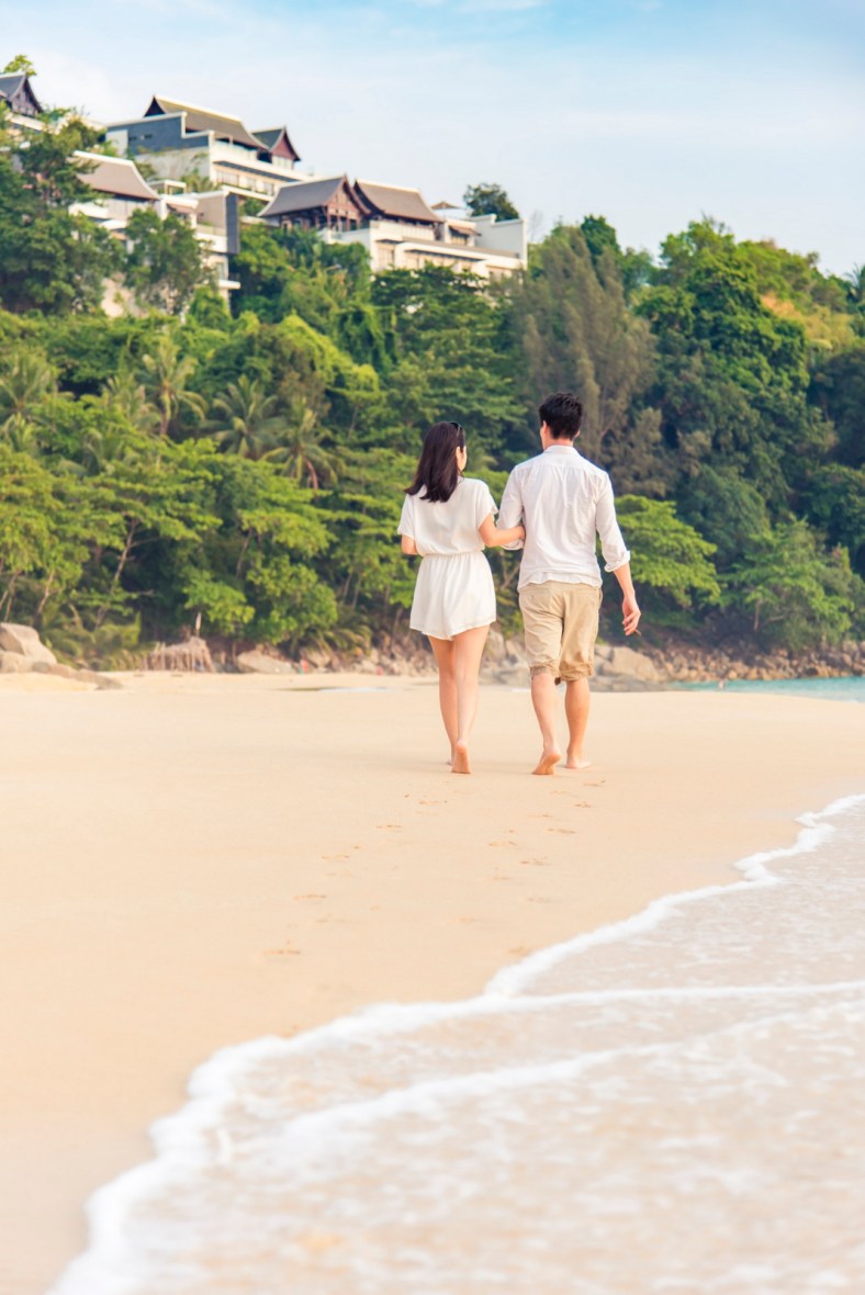 engagement photoshoot at naithon beach phuket