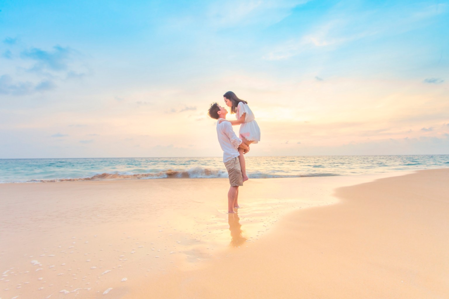 engagement photoshoot at naithon beach phuket