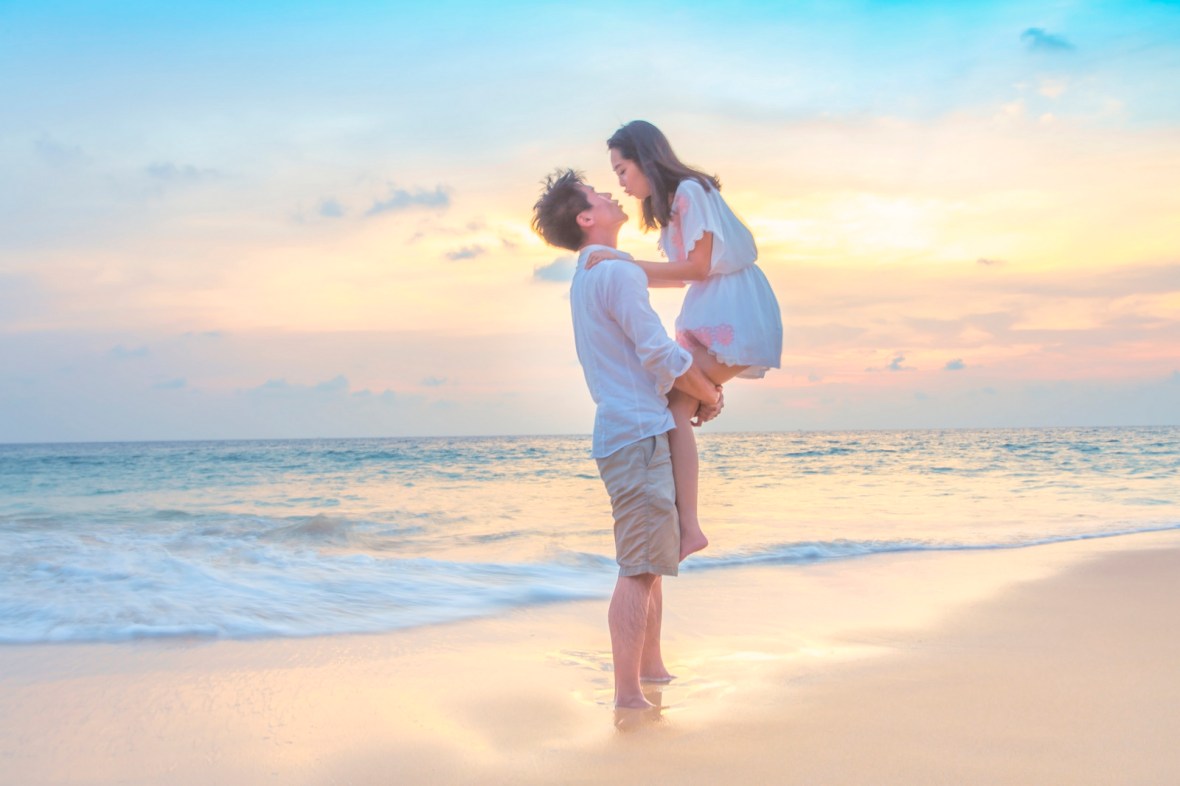 engagement photoshoot at naithon beach phuket
