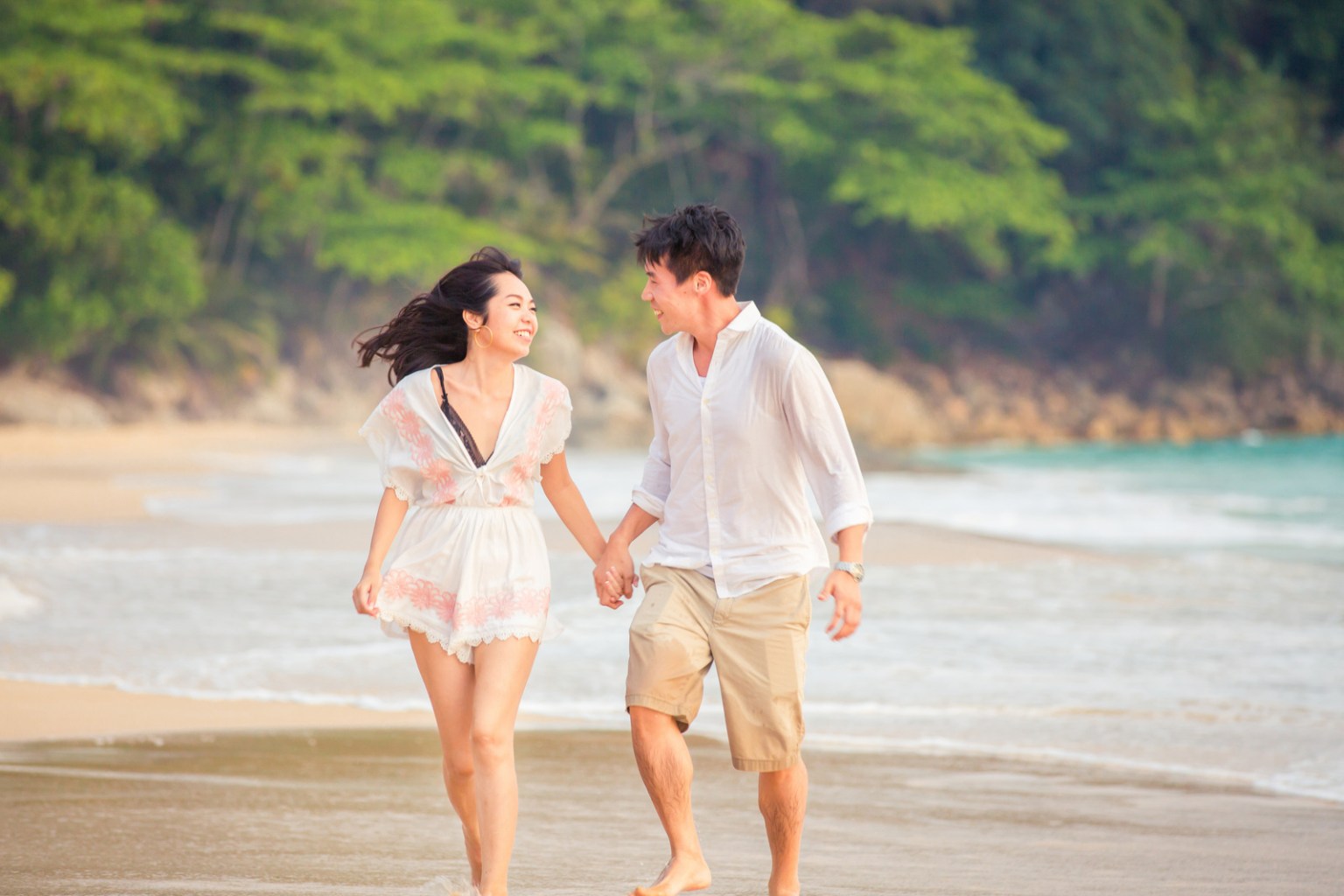 engagement photoshoot at naithon beach phuket