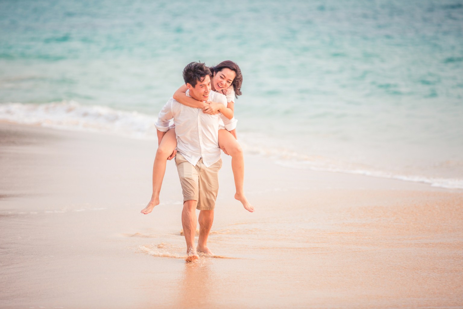 engagement photoshoot at naithon beach phuket