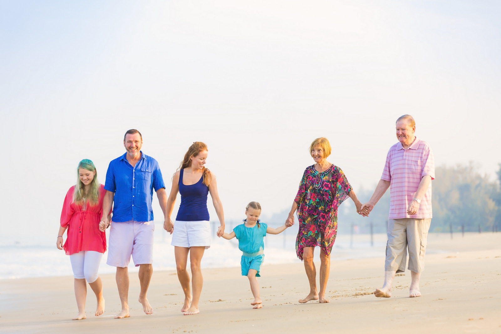 family photography at Sava natai beach phangnga thailand