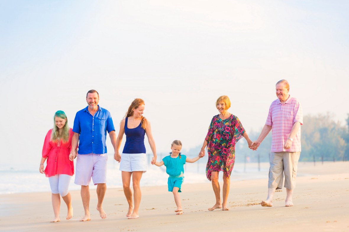family photography at Sava natai beach phangnga thailand