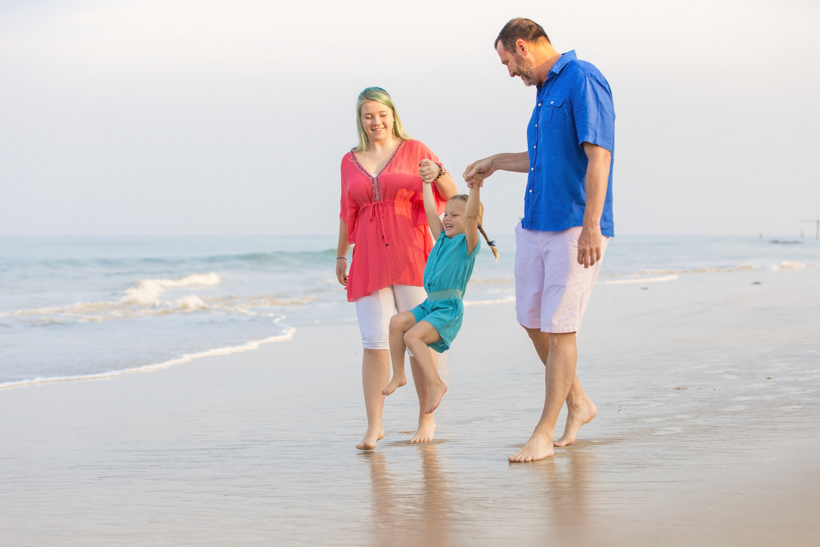family photography at Sava natai beach phangnga thailand