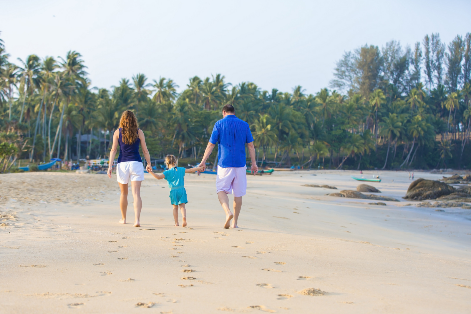 family photography at Sava natai beach phangnga thailand