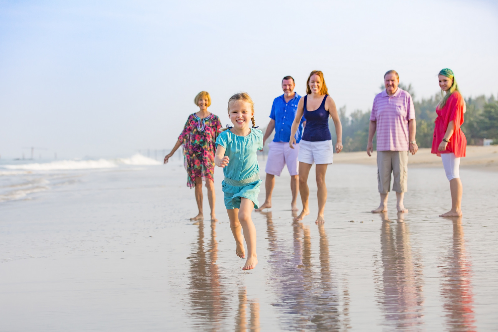 family photography at Sava natai beach phangnga thailand