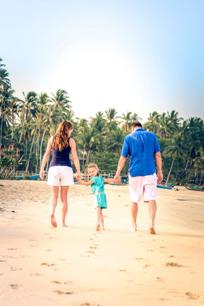 family photography at Sava natai beach phangnga thailand