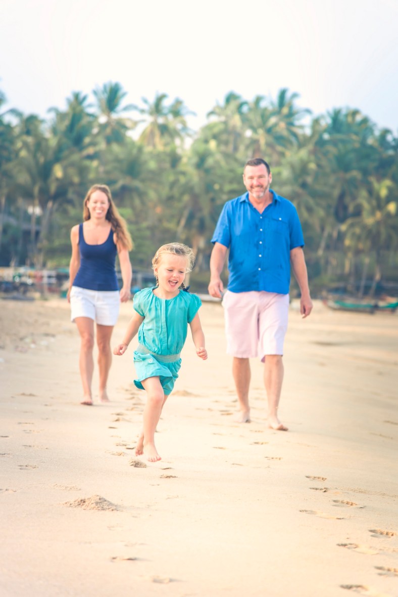 family photography at Sava natai beach phangnga thailand