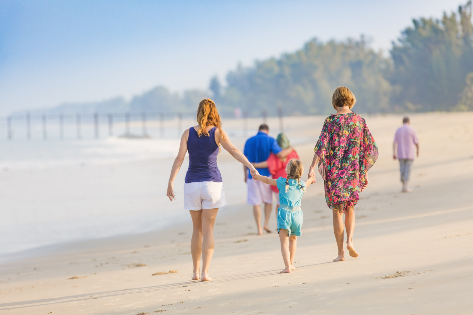 family photography at Sava natai beach phangnga thailand