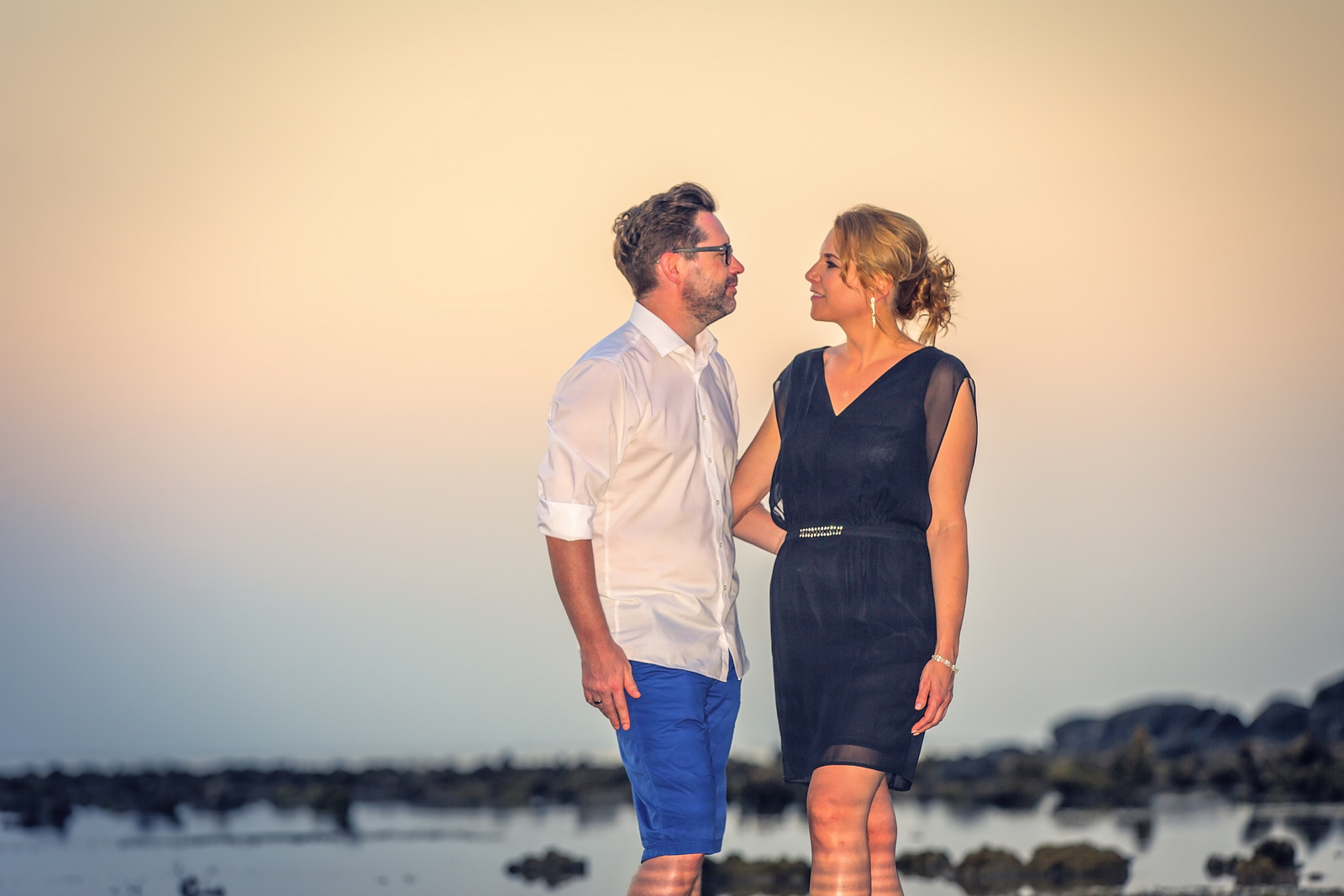 Honeymoon couple photoshoot at koh pling Nai yang beach Phuket