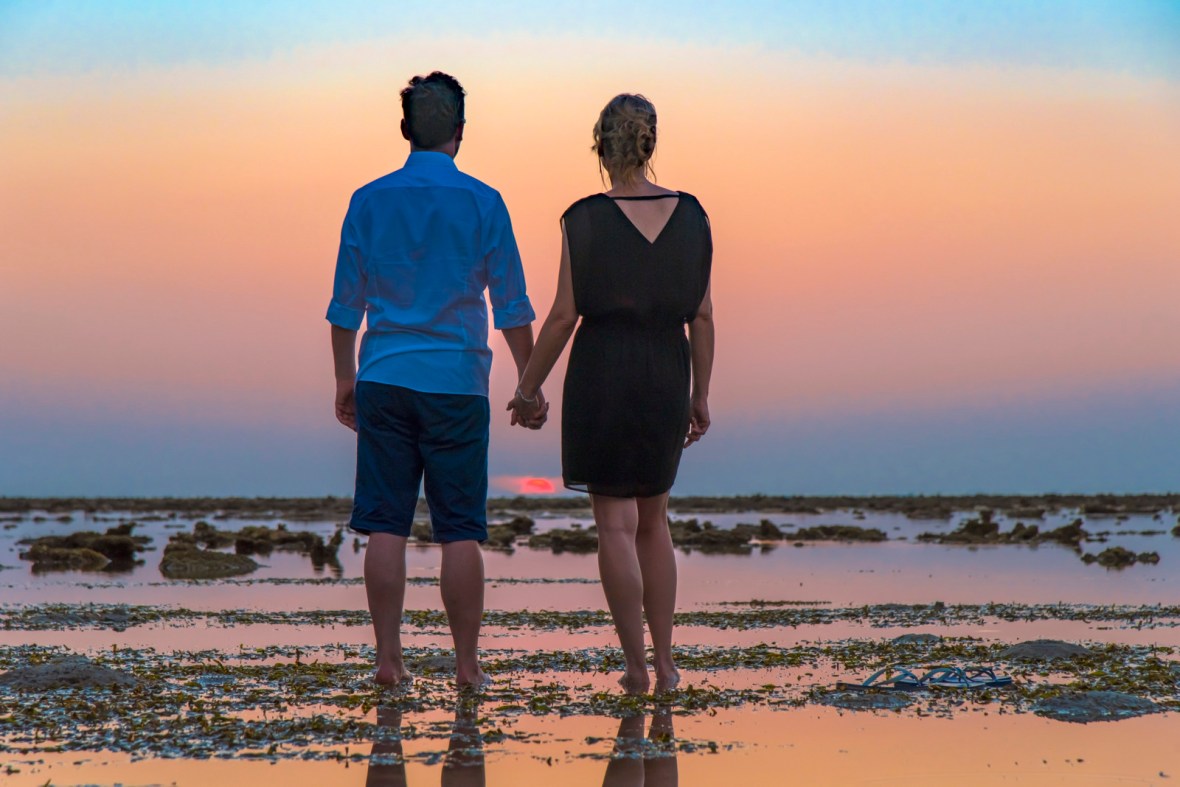Honeymoon couple photoshoot at koh pling Nai yang beach Phuket