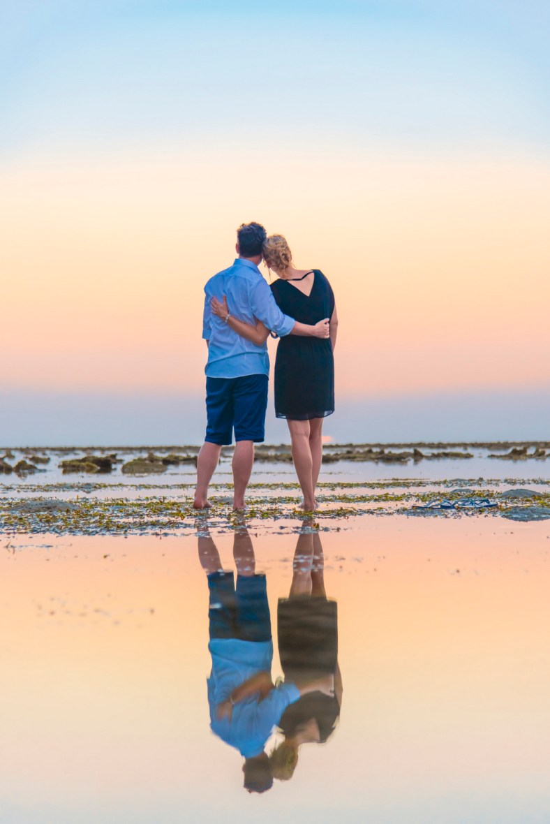Honeymoon couple photoshoot at koh pling Nai yang beach Phuket