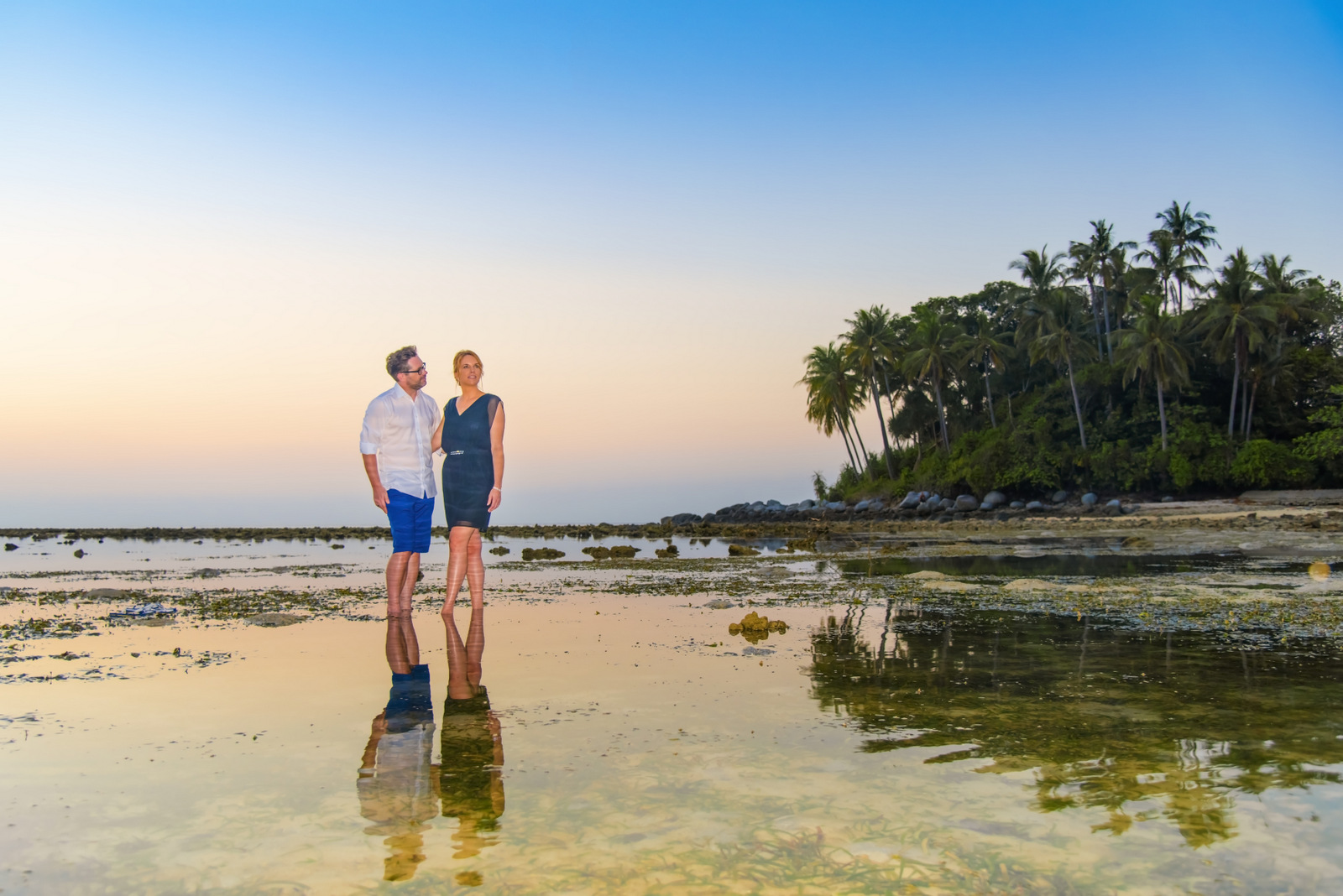 Honeymoon couple photoshoot at koh pling Nai yang beach Phuket