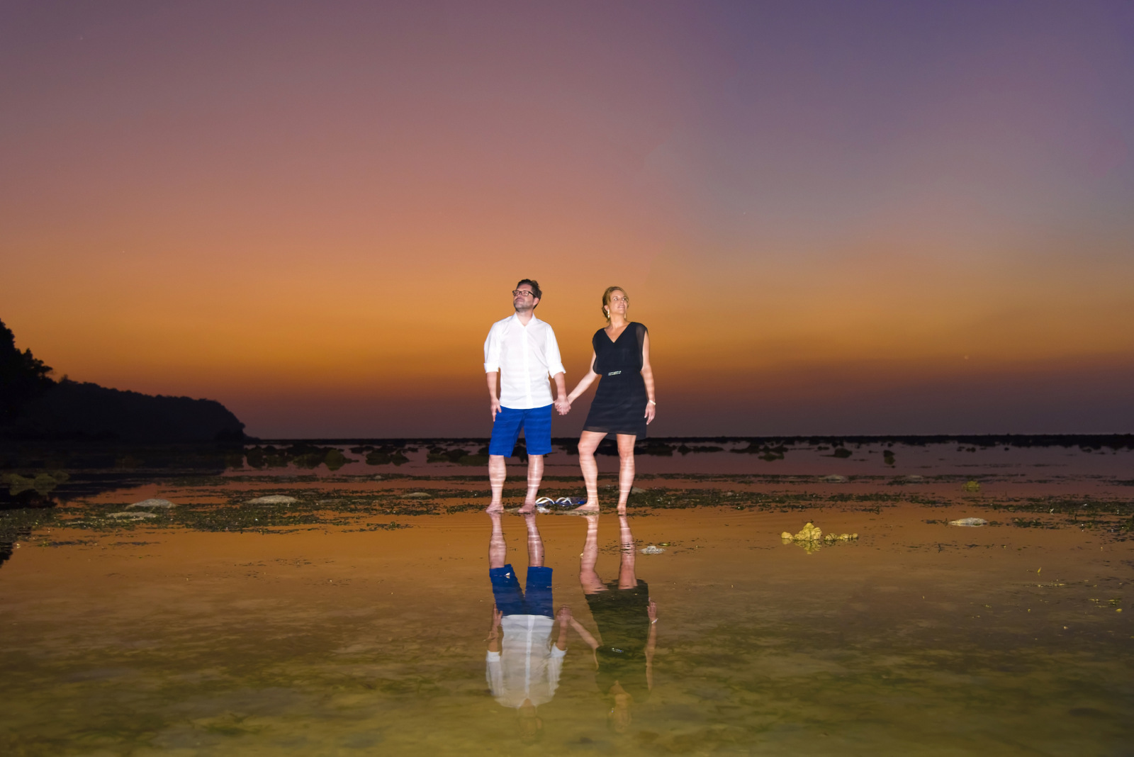 Honeymoon couple photoshoot at koh pling Nai yang beach Phuket