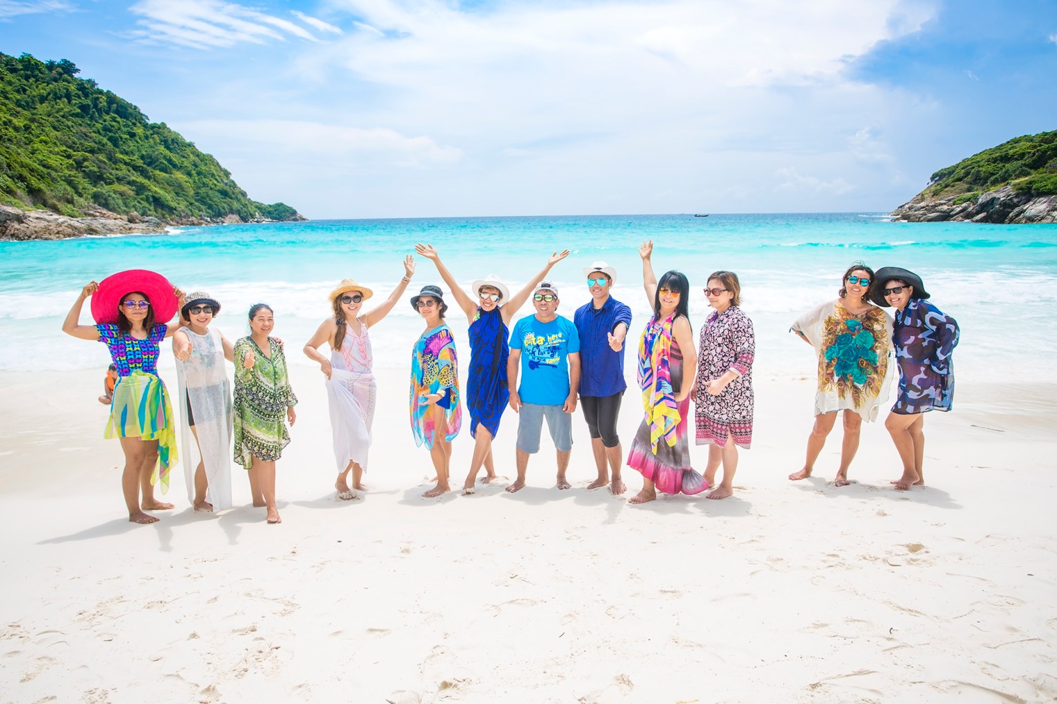 luxury party photoshoot at Racha island phuket