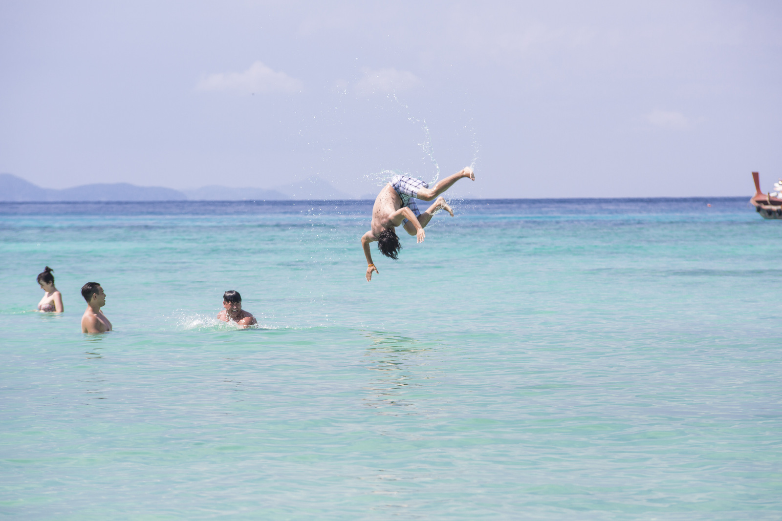 family reunion photoshoot at Racha island phuket thailand