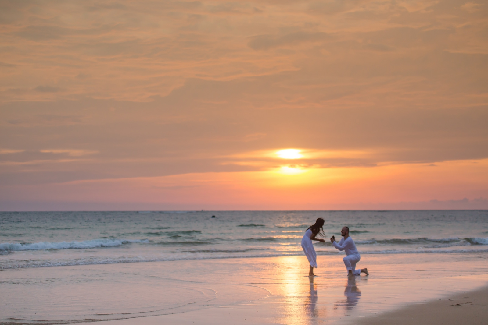 marriage proposal photoshoot at Nai yang beach Phuket