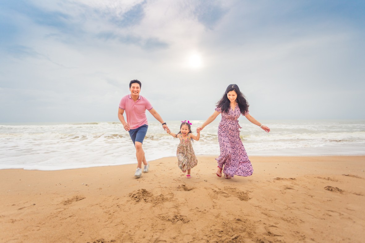 family photo shooting at khao lak phang nga thailand