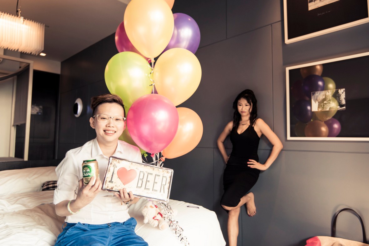 Honeymoon at foto hotel kata beach phuket thailand