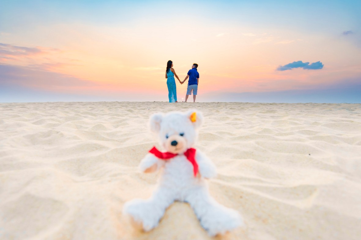 Honeymoon at foto hotel kata beach phuket thailand