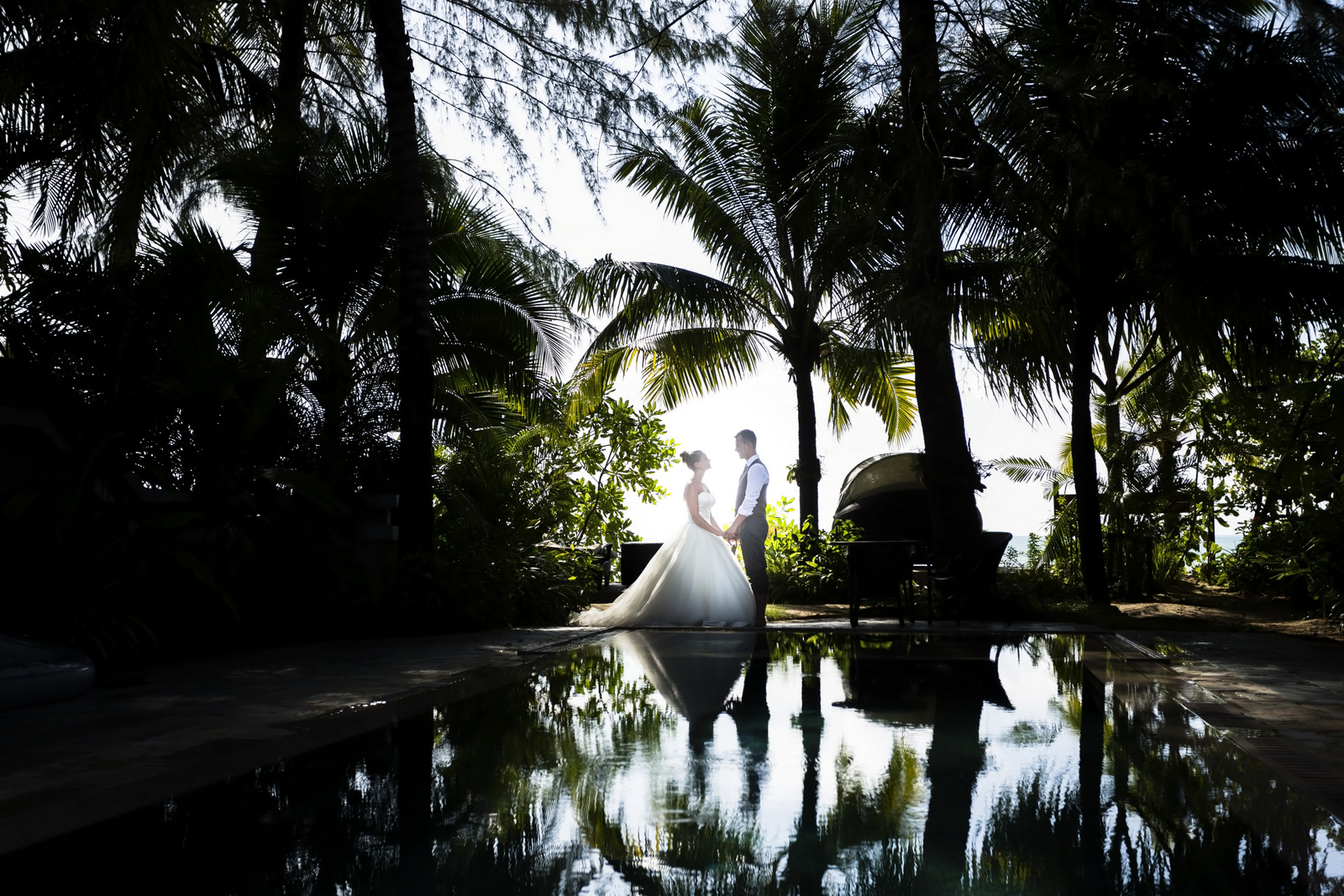 post wedding photo session at khao lak Phang nga Thailand