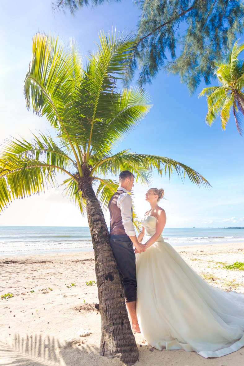 post wedding photo session at khao lak Phang nga Thailand