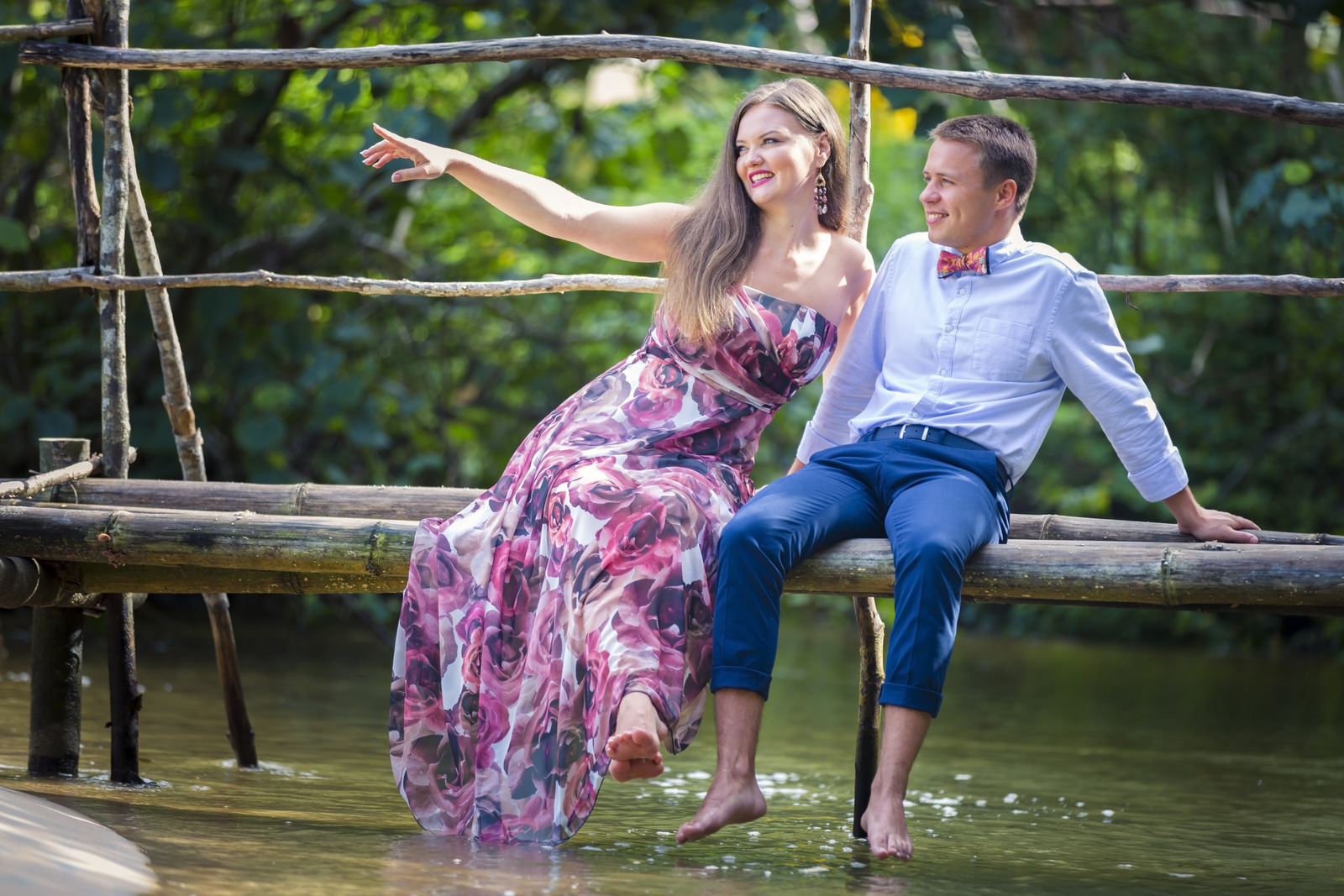post wedding photo shooting at khao lak