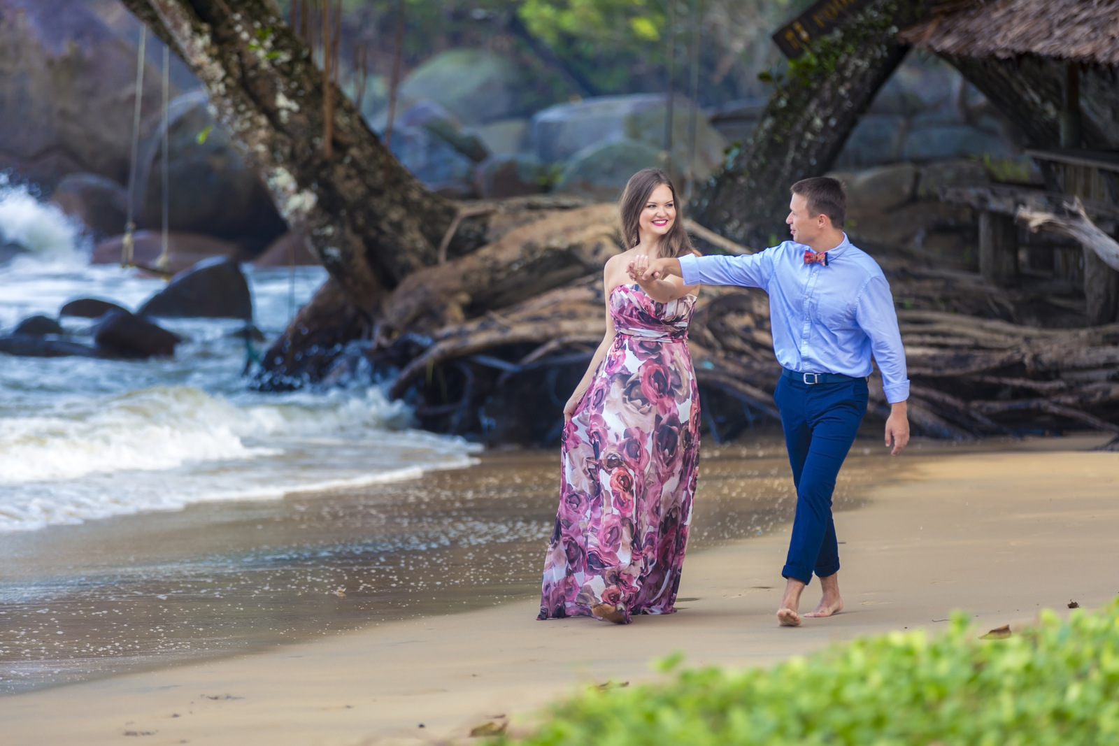 post wedding photo shooting at khao lak