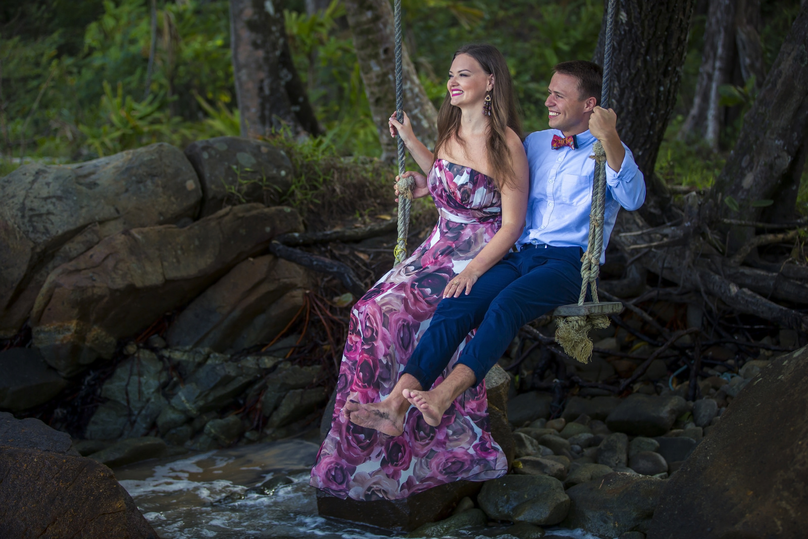 post wedding photo shooting at khao lak
