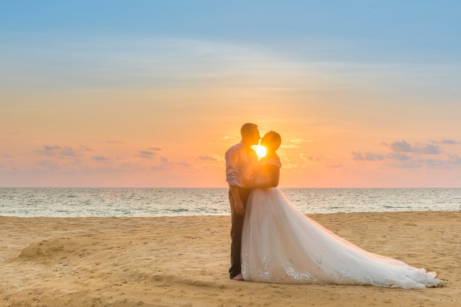 pre wedding photoshoot at naithon beach phuket thailand