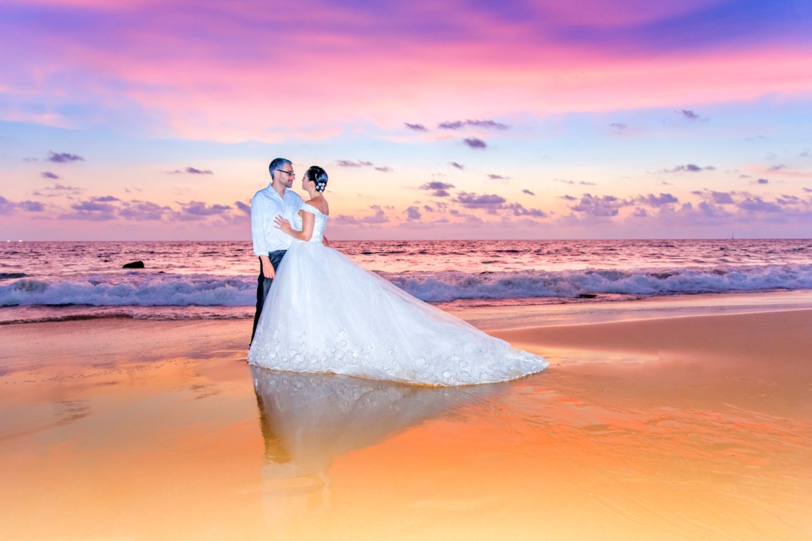 pre wedding photoshoot at naithon beach phuket thailand