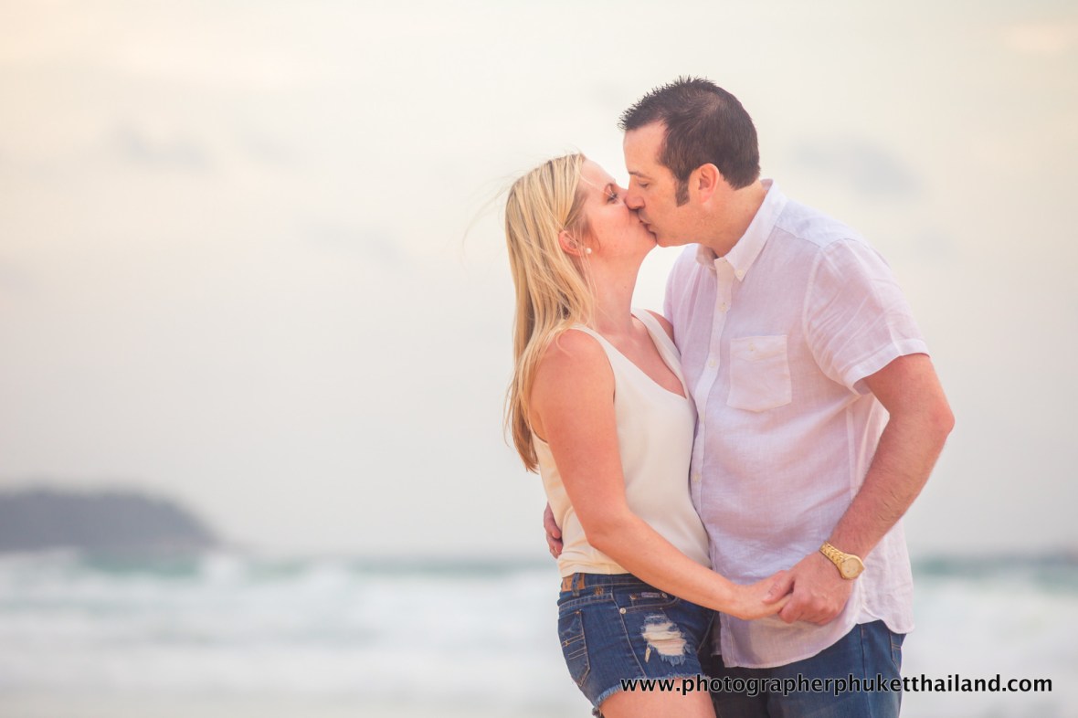 family photoshoot at karon beach phuket thailand