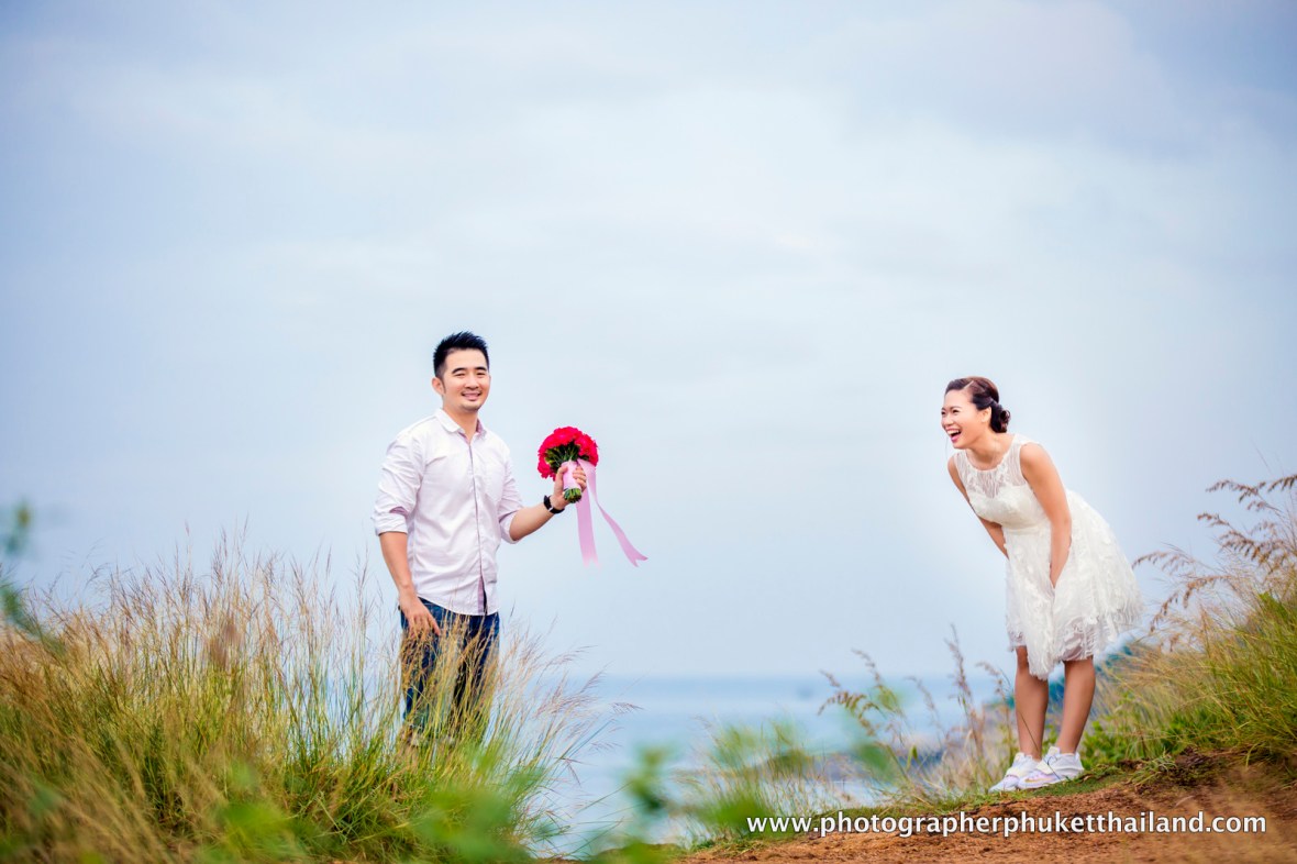 pre wedding photoshoot at promthep cape phuket thailand