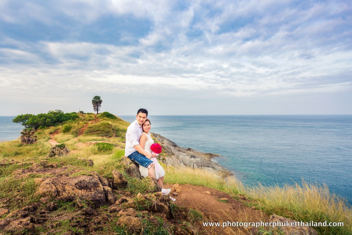 pre wedding photoshoot at promthep cape phuket thailand