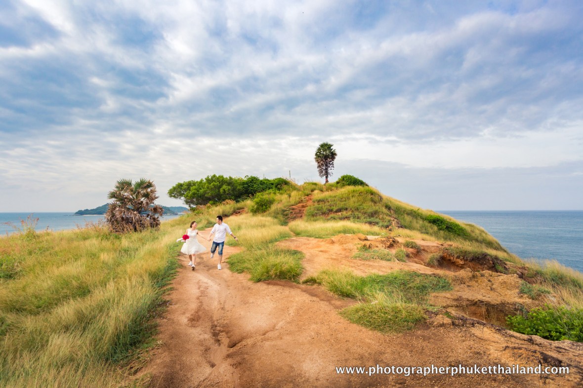 pre wedding photoshoot at promthep cape phuket thailand